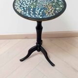 Old sideboard pedestal table refurbished