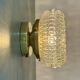 Vintage glass moulded globe wall or ceiling light (PLAFF1)