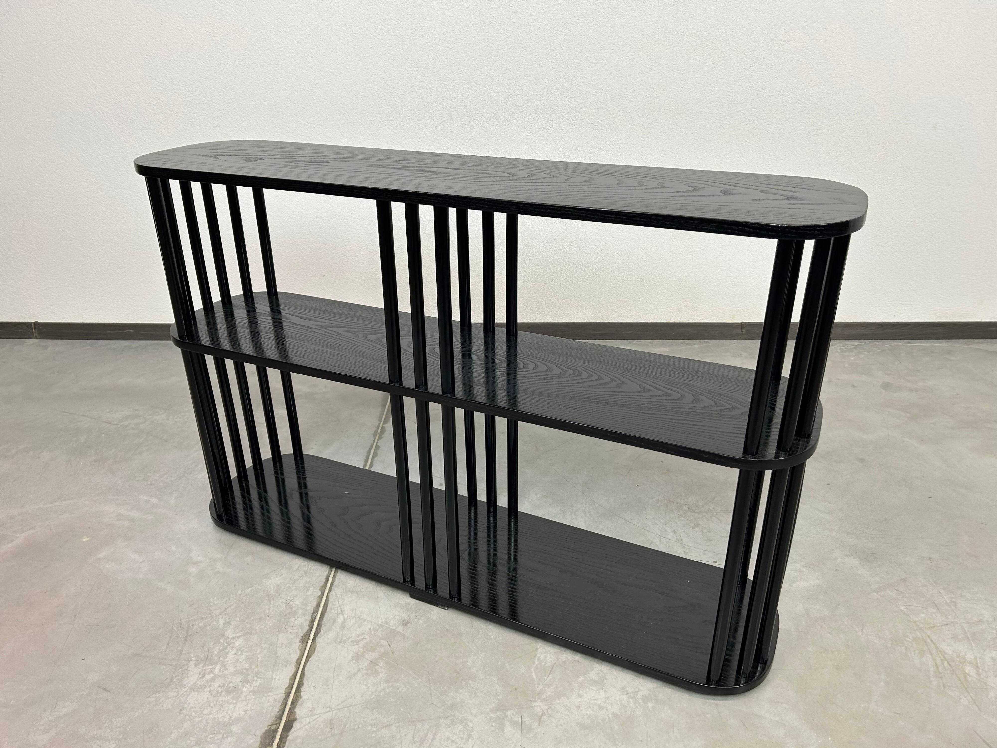 Black Art Deco shelf