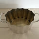 Silver metal ice bucket