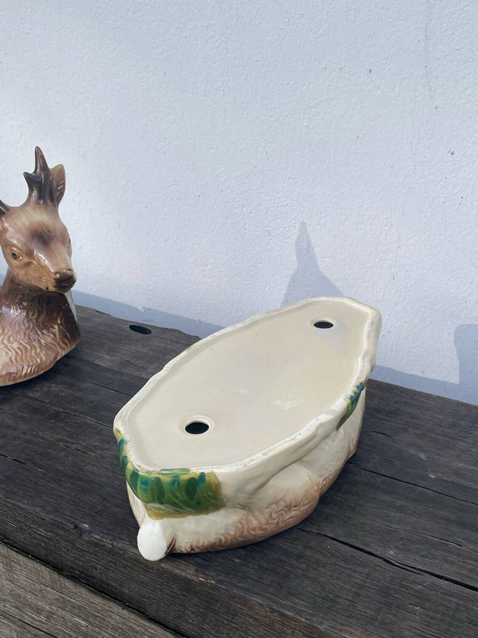 Cerf boîte céramique
