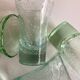 Set of 7 Biot cups in bubbled glass 1970