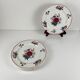 Set de 4 assiettes plates "Agreste", Sarreguemines, fin XXe, Pyroblan