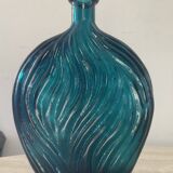 Vase vintage en pâte de verre pressée