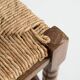 Mid-century provincial antique bobbin corner chair, France, 1940s.