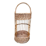 Vintage wicker aperitif basket