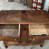 Buffet bas en chêne de style Louis XV, fin 19ème