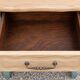 Bedside table, nightstand, renovated accent furniture.