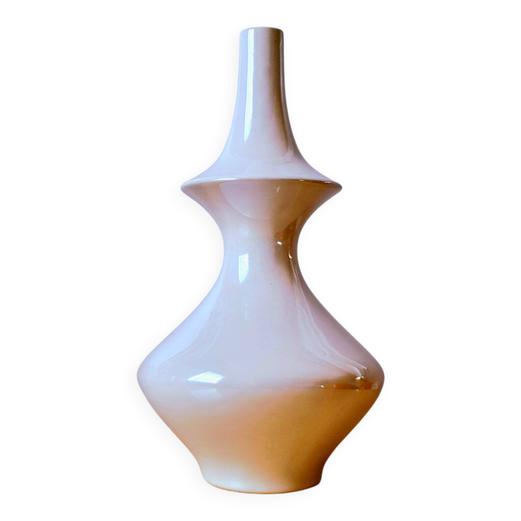 White ceramic vase