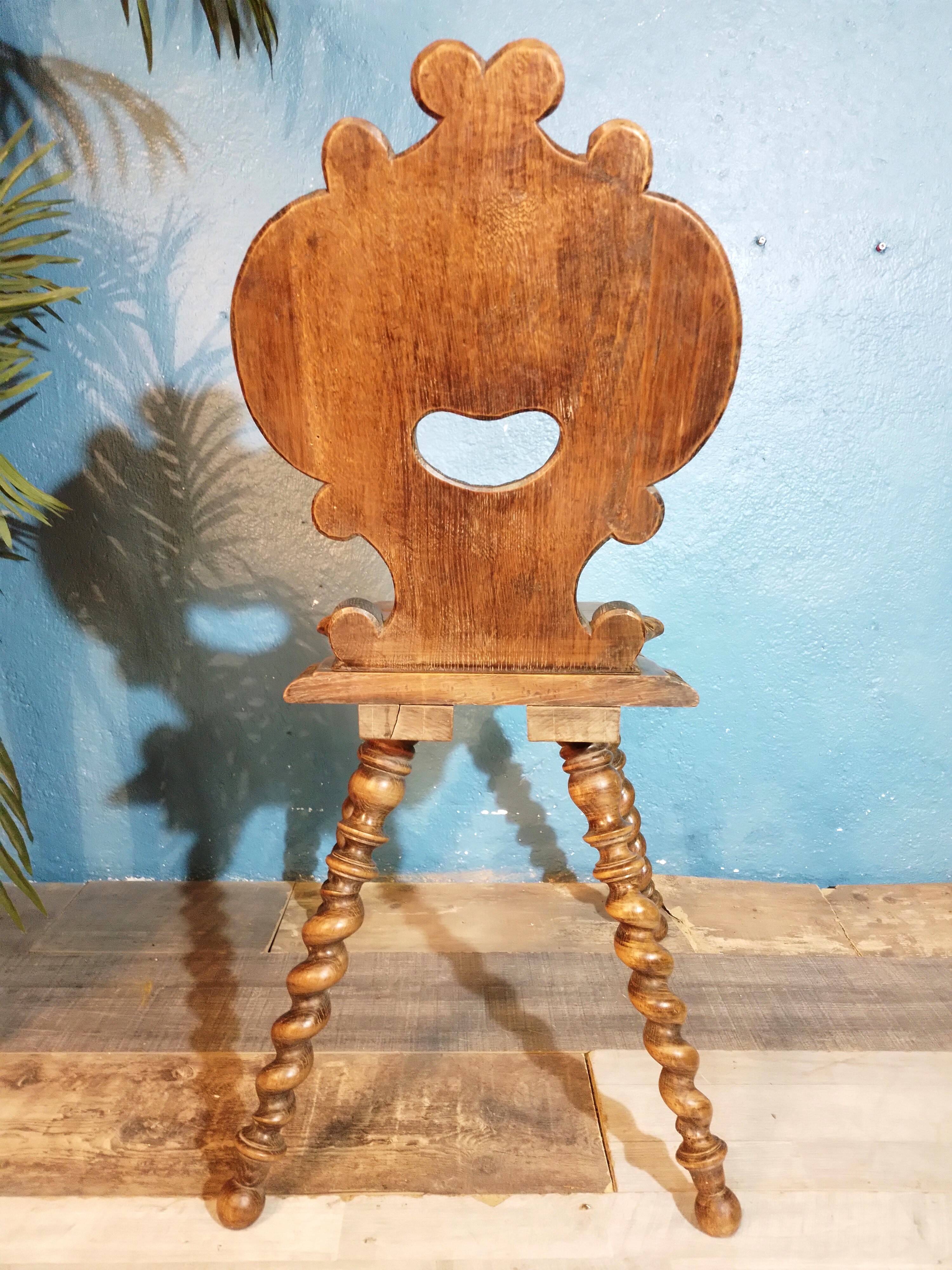 Late 19th century stepladder chair