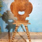 Late 19th century stepladder chair