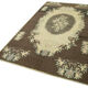 1950s hand-knotted antique turkish beige rug 148 cm x 270 cm