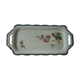 Longwy enameled cake dish