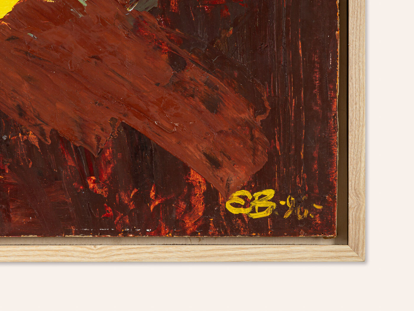 Heißer Tag, Acrylic on Cardboard, 82 x 68 cm