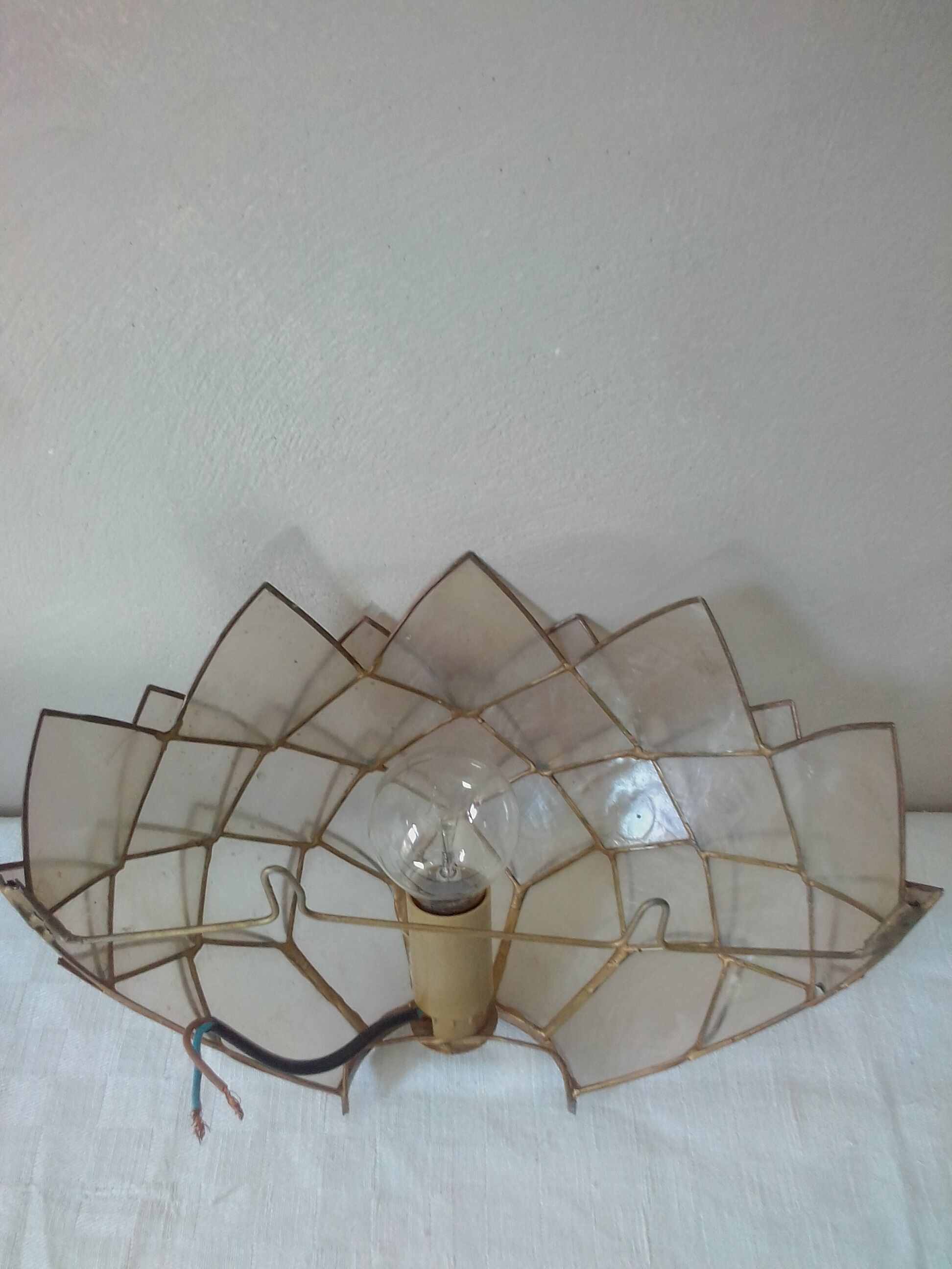 Lotus wall lamp