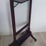 Fireplace or heat screen with leather footrest 13th-14th century