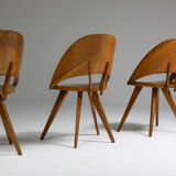Italian Plywood Dining Chairs