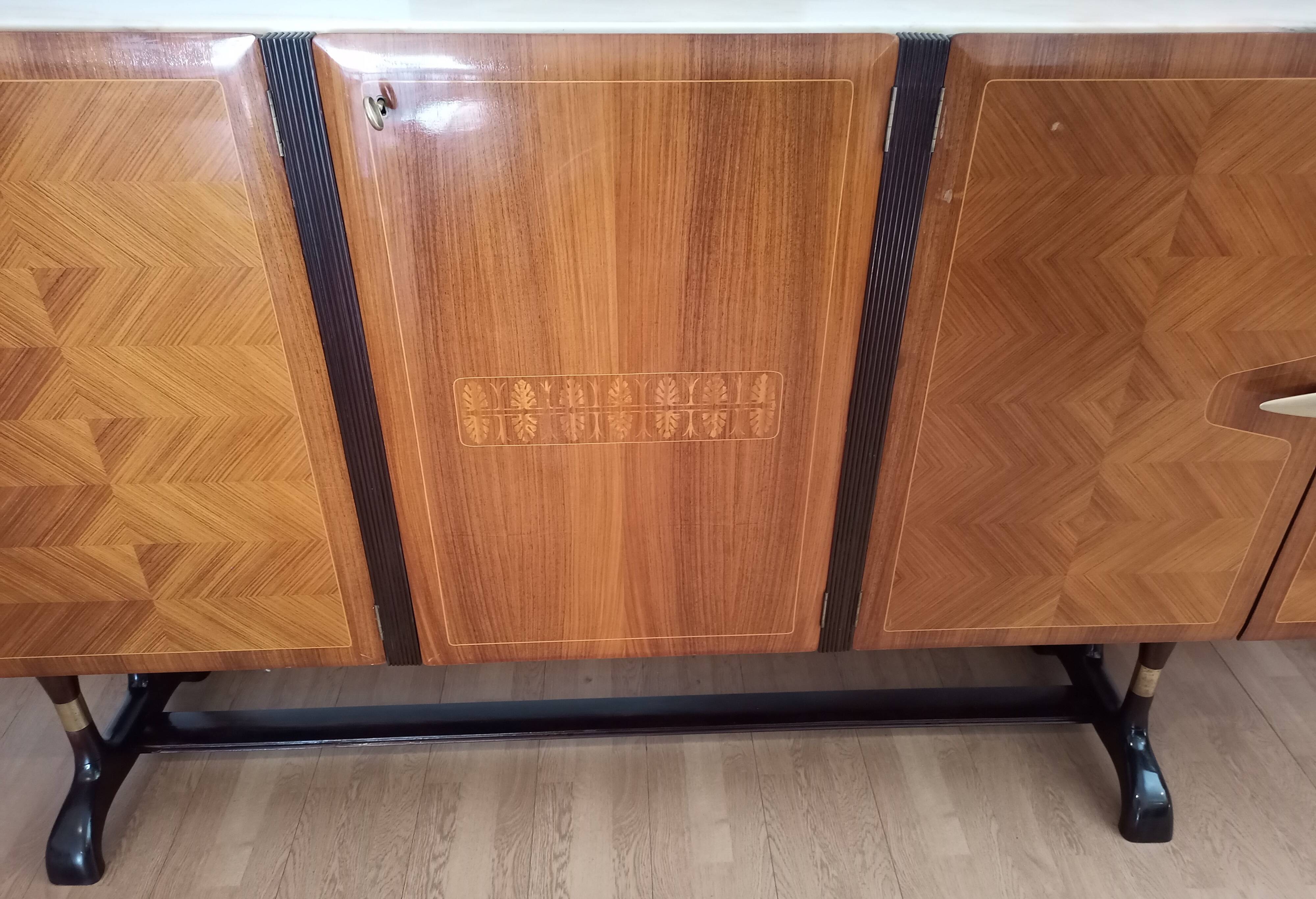 Buffet moderne du milieu du siècle, Italie, années 1950