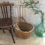 Vintage wicker basket