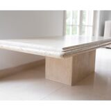 Travertine table