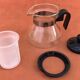 Teapot / Glass herbal tea maker with infuser (4 pieces)
