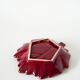 Vide-poche feuille en céramique, Bordeaux, 1970