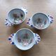 Set of three ear bowls H.B. Quimper