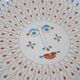 Hand-Painted Ceramic Plate by Mario De Biase for Cerasarda, 1970s