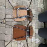Skai chairs and vintage chrome