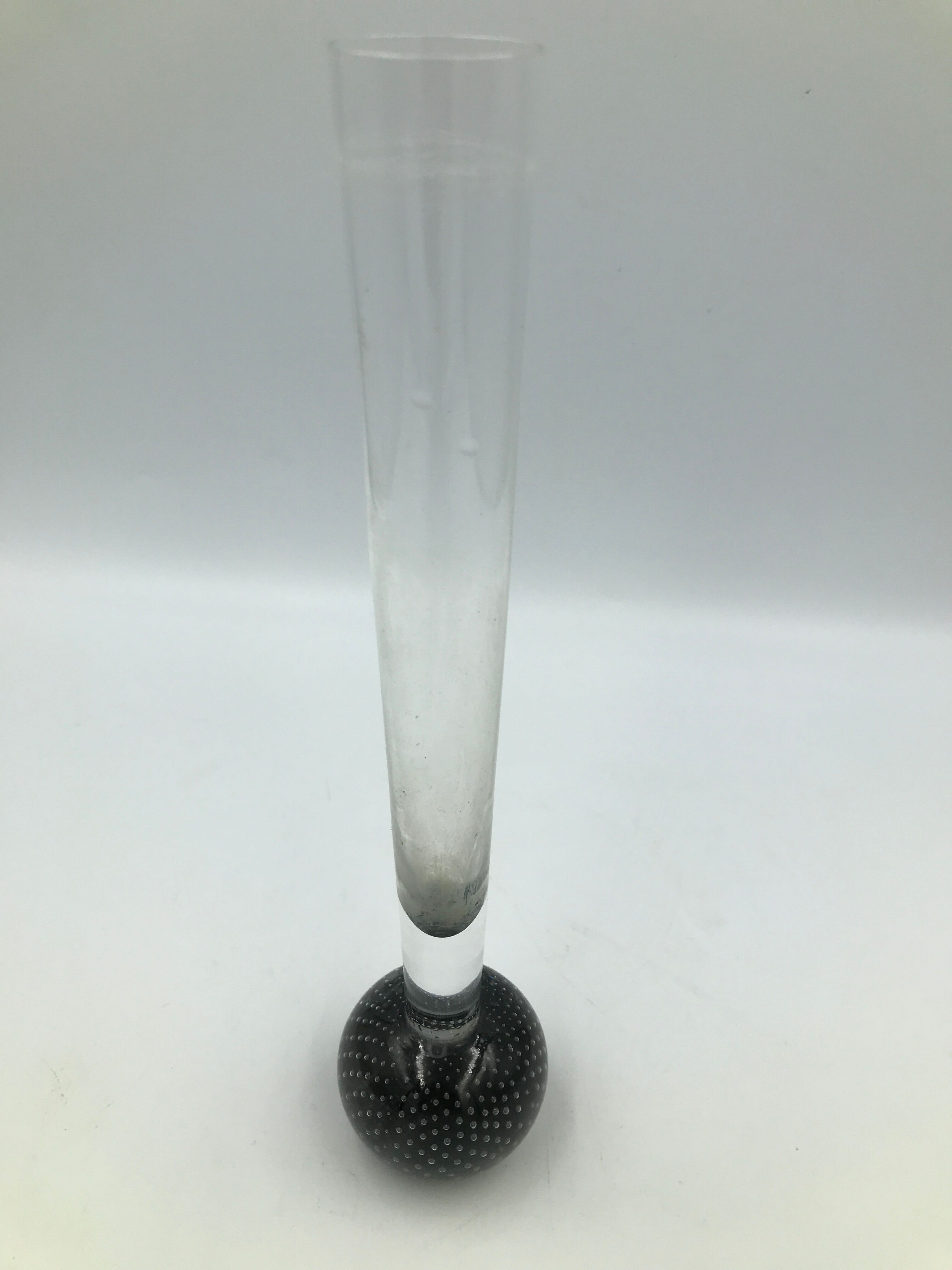 Set of 6Ssoliflore in bubbled glass 50s-60s