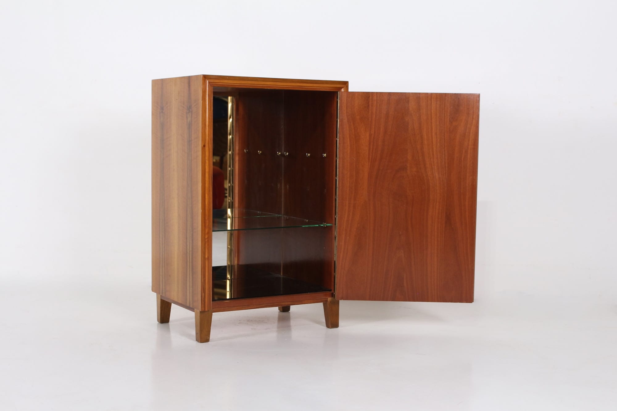 Modernist bar furniture with a shimmering background