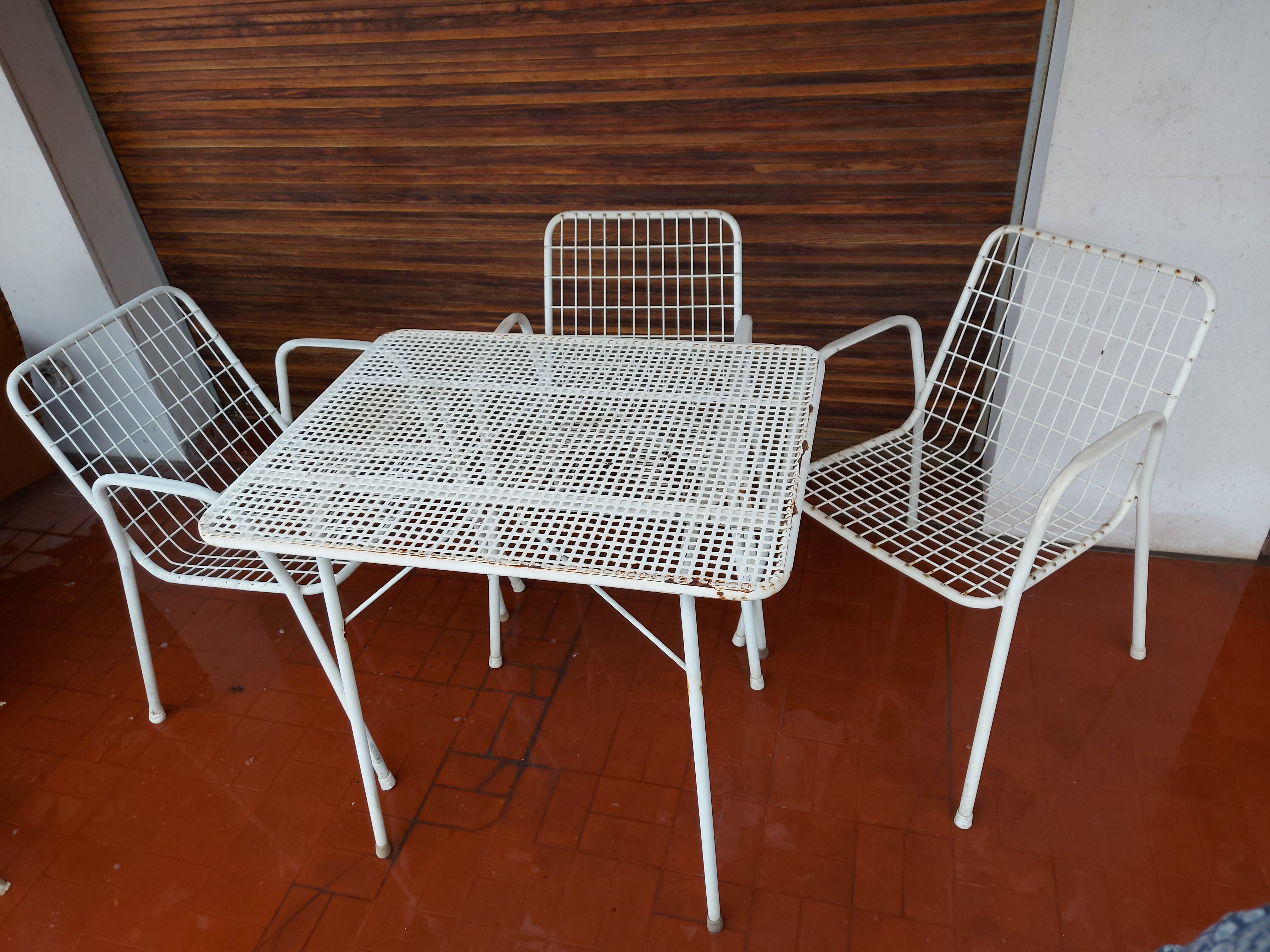 Set of 3 chairs and garden table Emu , Model Rio