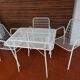Ensemble de 3 chaises et table de jardin Emu modèle Rio