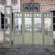 4 Art Nouveau partition doors + transom