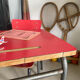 Ensemble bureau et chaise Formica enfant vintage