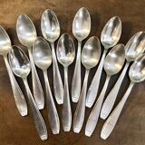 Set of 12 Apollo brand silver-plated metal teaspoons