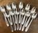 Set of 12 Apollo brand silver-plated metal teaspoons