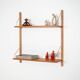 Oak shelving unit, Danish design, 1960s, manufactured in Denmark