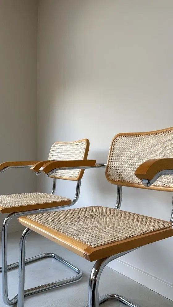 Four vintage Cesca chairs