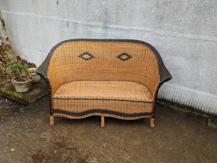 Wicker sofa