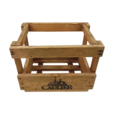 Light wooden crate