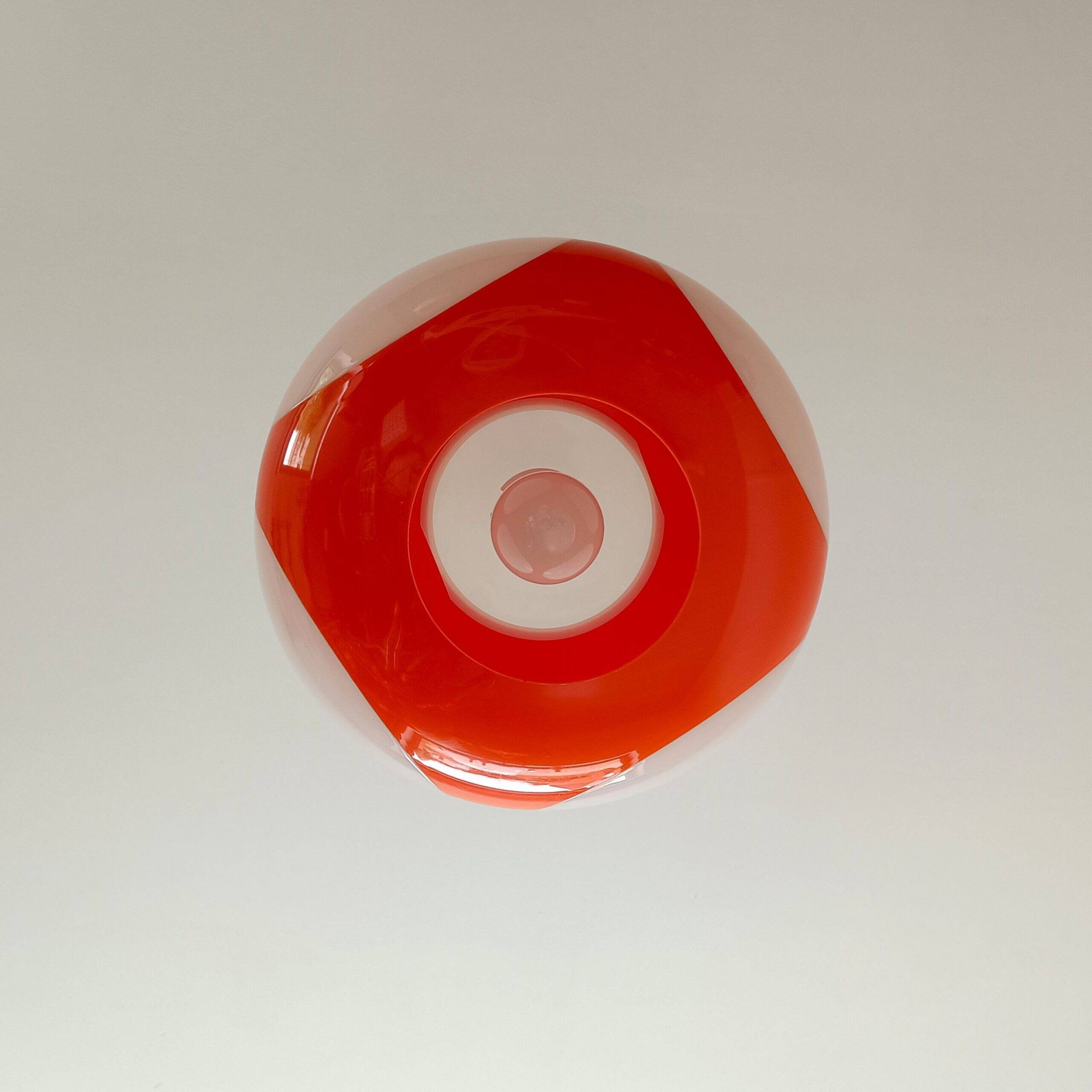 Orange/white bug-eye UFO pendant lamp – Massive