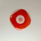Lampe pendentif UFO œil de bug orange/blanc – Massive