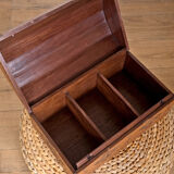 Malagasy carved chest made of precious wood