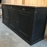 Black patinated mahogany buffet