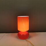 Vintage table lamp from ikea, model lykta, in a beautiful red colour, from the late 90s