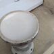 Vintage ceramic diabolo vase from the 60s