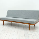 Teak minerva 3 seater sofa by Peter Hvidt & Orla Mølgaard Nielsen For France & Son, 1950