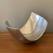 Space Age aluminum fruit bowl probably from the 1970s