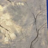 Marthe orant (1874-1957), spring, oil on canvas